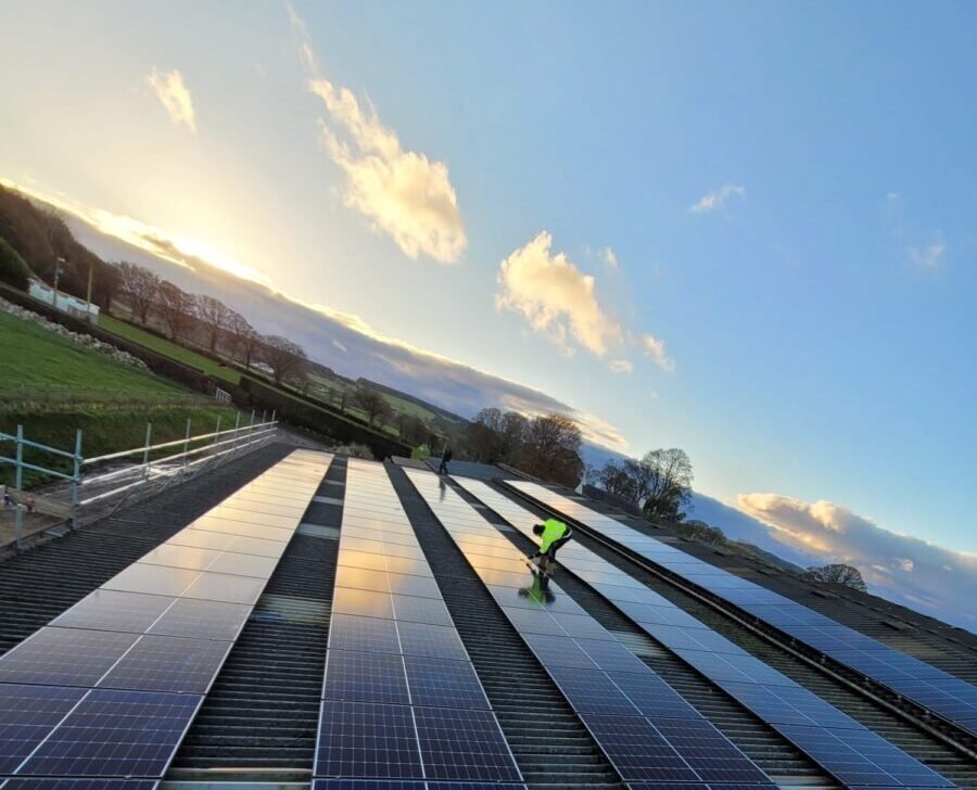 Commercial Solar Installation